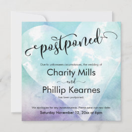 ハートアクアパープル結婚延期のお知らせ