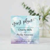 ハートアクアパープル結婚延期の新しい計画カード (スタンド正面)