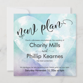 ハートアクアパープル結婚延期の新しい計画カード