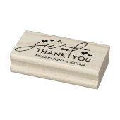 ハートアスイートサンキューユー結婚式の引き出物 ラバースタンプ (スタンプ)
