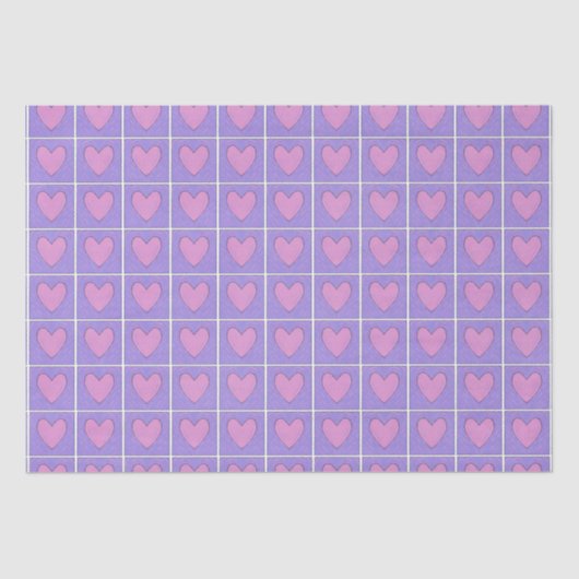 ハートアップリケルトウッドブロック 薄葉紙 (正面)