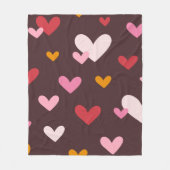ハートアフラッタ フリースブランケット (正面)
