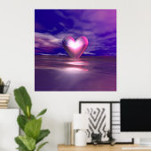 ハートアフロート ポスター (ホームオフィス)