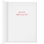 ハートアローキャンドルライトとカスタム文字インテリア (内側 (右))