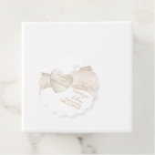 ハートアンパサンドパール＆プロセッコ ブライダルシャワー フェイバータグ (インサイチュ)