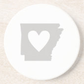 ハートアーカンソー州シルエット コースター (正面)