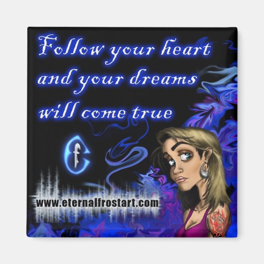 ハートアート4 マグネット (正面)