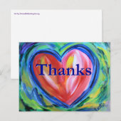 ハートアート ポストカード (正面/裏面)