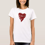 ハートアート Tシャツ (正面)