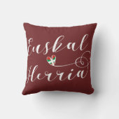 ハートイウスクアルヘリア枕バスク国旗 クッション (裏面)