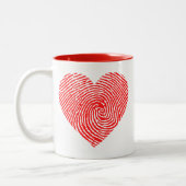 ハートインクツートーンコーヒーマグ ツートーンマグカップ (左)