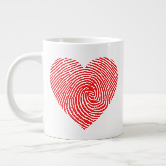 ハートインク ジャンボコーヒーマグカップ (左)