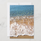 ハートインサンドサマービーチ結婚式 招待状 (裏面)