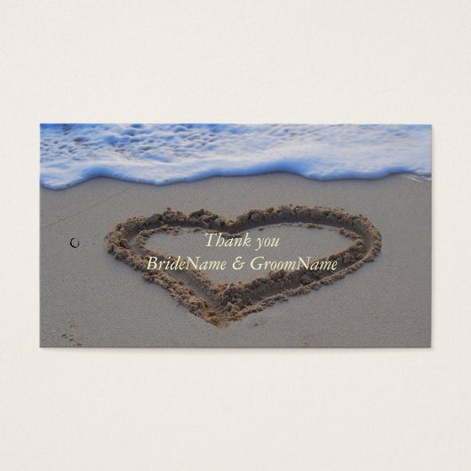 ハートインサンドサンキューギフトラベル (正面)