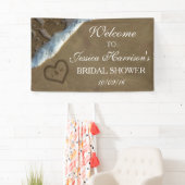 ハートインザサンドビーチブライダルシャワー 横断幕 (インサイチュ)