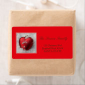 ハートインスノーホリデー住所 シール (インサイチュ)