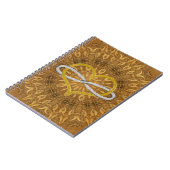 ハートインフィニティ金ゴールドシルバー ノートブック (左側)