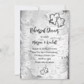 ハートイン樺の木ツリーリハーサルディナー 招待状 (正面)