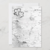 ハートイン樺の木ツリーリハーサルディナー 招待状 (裏面)