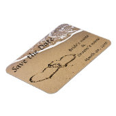 ハートイン砂セーブザデートマグネット マグネット (左側)