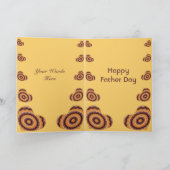 ハートイン・フレーム – 父の日 カード (内部)