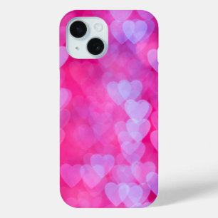 ハートインPink & Lavender iPhone 15ケース