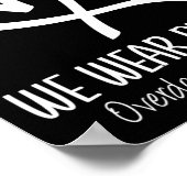 ハートインWe威厳がある衣服パープルオーバードーズ認識度 ポスター (角)