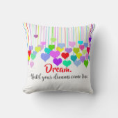ハートウィズドリーム引用文 クッション (正面)