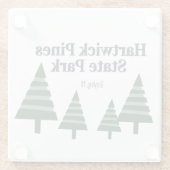 ハートウィックパインズガラスコースター ガラスコースター (裏面)