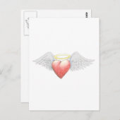 ハートウイングハロー ポストカード (正面/裏面)