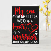 ハートウォリアー・マザー・Chd認知度・Chdママ・オブ・ア・Chdウォリアー カード (黄色い花)
