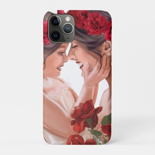 ハートウォーミング フローラル パーソナライズド ギフト Case-Mate iPhoneケース (裏)