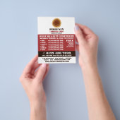 ハートウッドのロゴ、木材/木材/木材ヤード広告 チラシ (手)