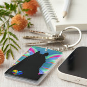 ハートウマのフラクタル101 キーホルダー (正面右)