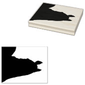 ハートウマI(シルエット) ラバースタンプ (押印)