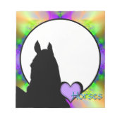 ハートウマI (フラクタル85) ノートパッド (正面)