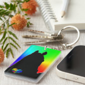 ハートウマI (レインボーバースト) キーホルダー (正面右)