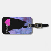 ハートウマI (紫/青) ラゲッジタグ (正面横)