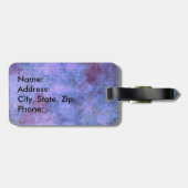 ハートウマII （紫/青） ラゲッジタグ (裏面横)