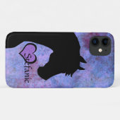 ハートウマII （紫） Case-Mate iPhoneケース (裏面(横))