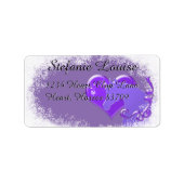 ハートウマIIIホリデー(紫ウマ/ハート) ラベル (正面)