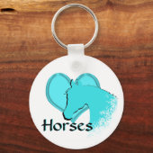 ハートウマIII （アクア） キーホルダー (正面)