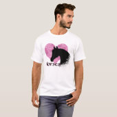 ハートウマIII (ピンク迷彩柄) Tシャツ (正面フル)