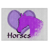 ハートウマIII （紫） カッティングボード (正面)