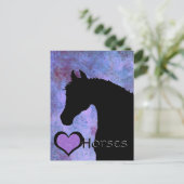 ハートウマIII （紫/青） ポストカード (スタンド正面)