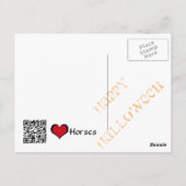 ハートウマVハロウィーン ポストカード (裏面)