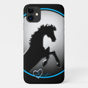 ハートウマVヘイズムーン(青) iPhone 11 ケース
