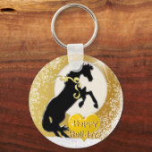 ハートウマVホリデー(ゴールデンスターズ) キーホルダー (正面)