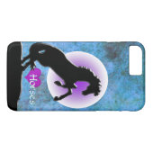 ハートウマV (青/緑) Case-Mate iPhoneケース (裏面(横))