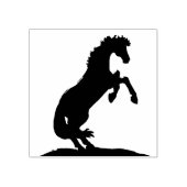 ハートウマV（飼育シルエット） ラバースタンプ (インプリント)